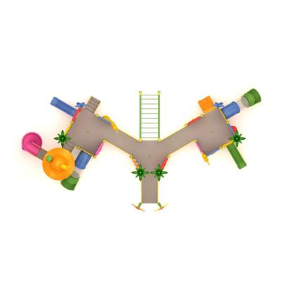 Engelli Çocuk Oyun Parkı 11x13m, Mantar Çatılı Model