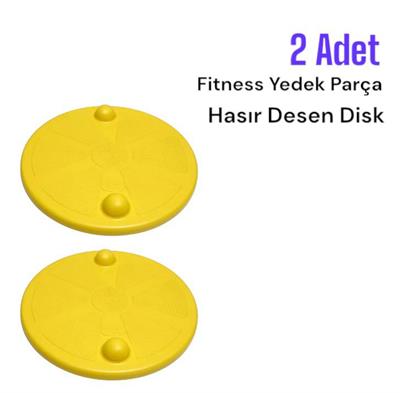 Hasır Desen Disk (1 Takım – 2 Adet) | Dış Mekan Fitness Aleti Parçası