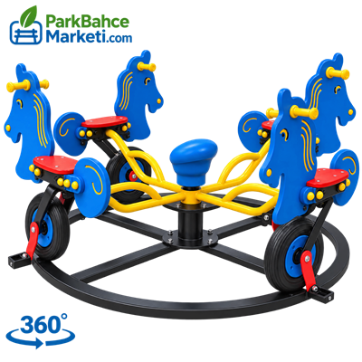 HDPE Bisikletli Dönence DNC-1003 | Çocuk Oyun Elemanı