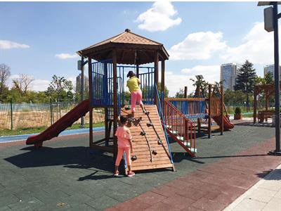 Ahşap Çocuk Parkı SG05, Tırmanma Aktiviteli Model