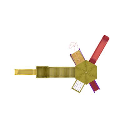 Ahşap Çocuk Parkı SG05, Tırmanma Aktiviteli Model