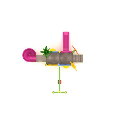 Dış Mekan Çocuk Parkı, İki Kuleli, İki Kaydıraklı, Salıncaklı, Çocuk Oyun Grubu