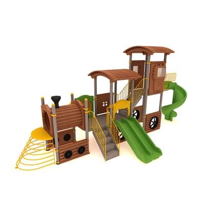 Dış Mekan Çocuk Oyun Parkı - TRN-02 Tren Temalı Model
