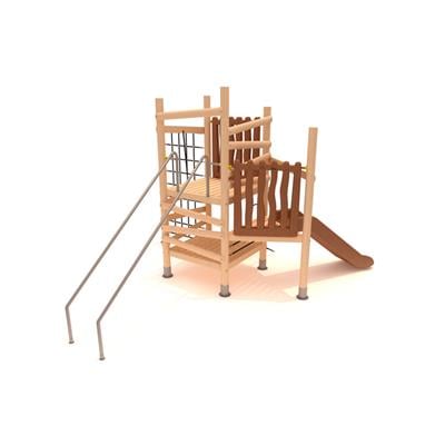 Ahşap Çocuk Oyun Parkı 4.5x4m, Kütük Seri