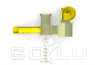 Ahşap Çocuk Parkı SGT100, Komando Halkalı TOKİ Modeli