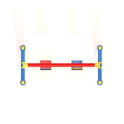 İkili Salıncak, Standart Tip Park Salıncağı 114x2mm