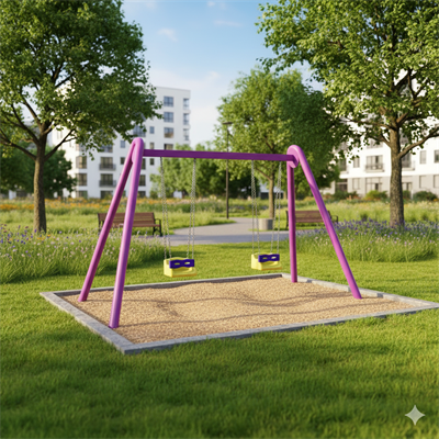 İkili Salıncak, Park Salıncak Modeli 76x2mm