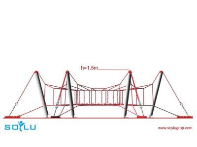 Halat Trambolin Çocuk Oyun Elemanı