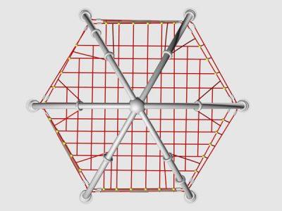 İp Tırmanma h3.5m Örümcek Form