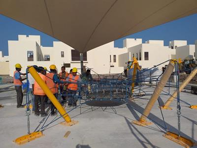 Halat Trambolin Çocuk Oyun Elemanı