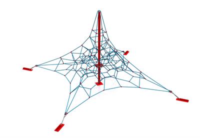İp Tırmanma h4m Dört Ayaklı Piramit