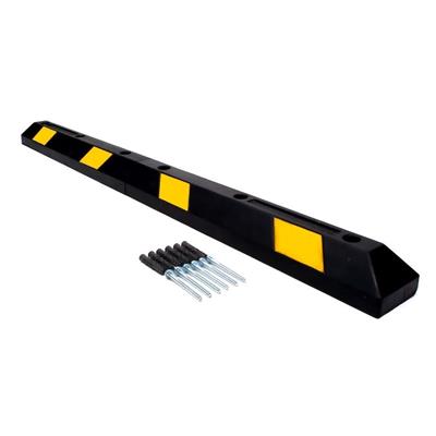 Kauçuk Araç Stoperi – 183x15x10 cm | 10lu Dayanıklı Otopark Seti