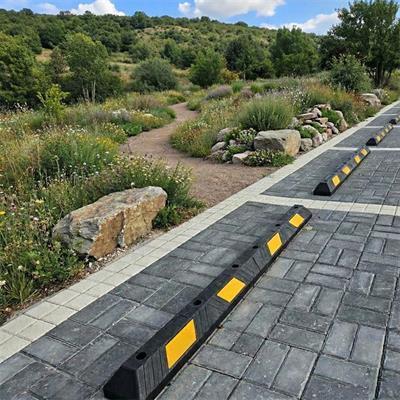 Kauçuk Araç Stoperi – 183x15x10 cm |  Dayanıklı Park Bariyeri