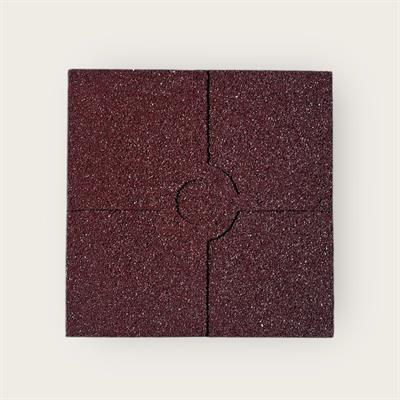 Terracotta Rubber Floor Tile 40x40x2 cm – 35m² Pack (Adhesive Included)