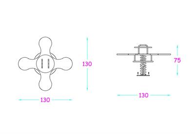 Kompakt Tahterevalli, 4 Kişilik Model