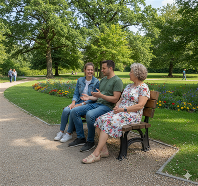 Composite Outdoor Park Bench