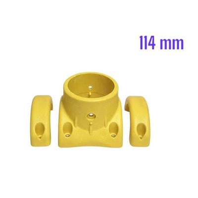 Swallow-Type Pipe Clamp – Swing Connection Part for Ø89–Ø114 mm Tubes