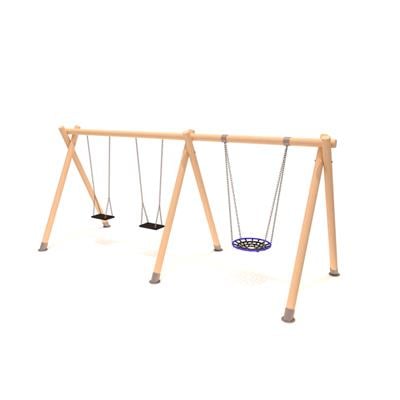 Kütük Ahşap Salıncak SG209, Erişkin ve Kuluçka Salıncak Koltuğu