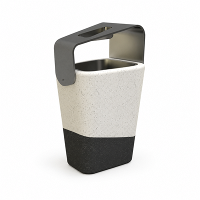 KZ-240 Modern Tasarım Beton Çöp Kovası