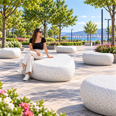 MDY-1500 Kalp Şekilli Konsept Beton Bank