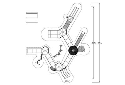 Mega Boy Engelli Çocuk Parkı 15x20m, Çoklu Aktivite 