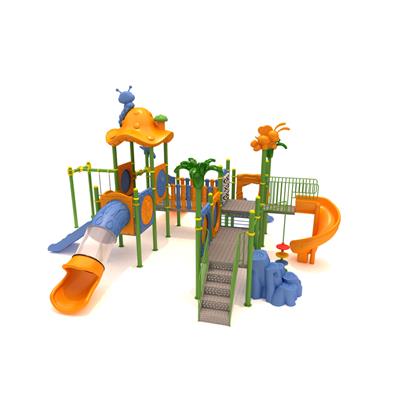 Çocuk Oyun Parkı 8x10m, Mega Seri Mantar Çatılı Model