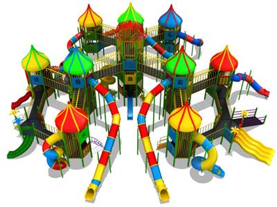 Mega Boy Çocuk Oyun Parkı, 13 Kuleli 23.5 x 25.7 m