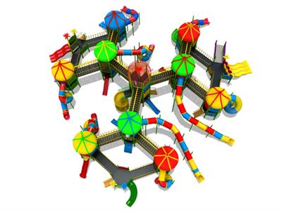 Mega Boy Çocuk Oyun Parkı, 13 Kuleli 23.5 x 25.7 m