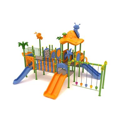 Çocuk Oyun Parkı 8x10m, Mega Seri Mantar Çatılı Model