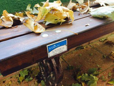 Motifli Döküm Oturma Bankı Arkalıksız 145cm