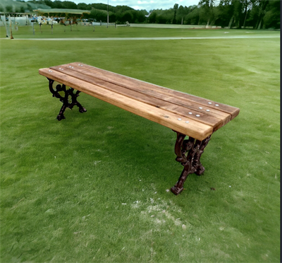 Motifli Döküm Oturma Bankı Arkalıksız 145cm