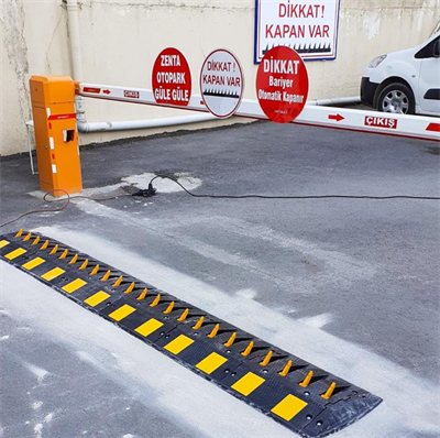 Otopark Kasis Kapanı 2 Metre Set - Tek Yönlü Araç Kapanı ve Hız Kasisi