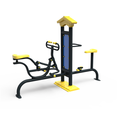 Bike & Stretch Trainer PF-07 – Dual Outdoor Fitness Equipment