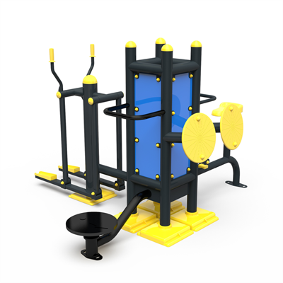 4-in-1 Fitness Station PF-12 – Outdoor Multi-Exercise Equipment