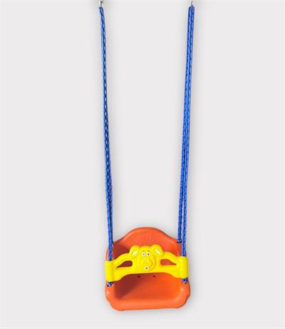 Plastic-Coated Chain Swing Seat with Safety Bar – For Children