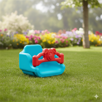 Plastic Swing Seat with Safety Bar – Without Chains