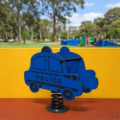 Police Car Spring Rider | Playground Equipment