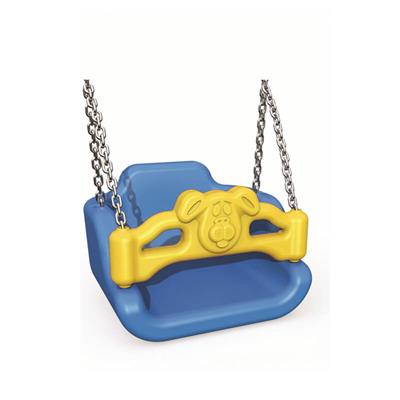 Chain Swing Seat with Safety Barrier – Outdoor Playground Use