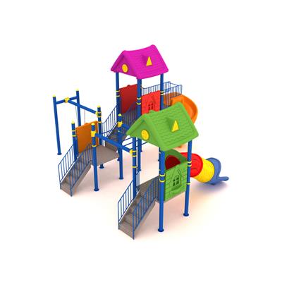 3 Kuleli • 2 Kaydıraklı Çocuk Oyun Grubu – ENJ‑03‑07