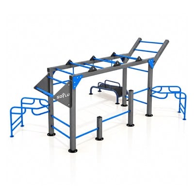 Workout Fitness İstasyonu 490x650cm Kullanıcı Kapasitesi 14 Kişi