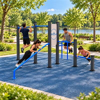 Workout Spor İstasyonu 490x490cm Kullanıcı Kapasitesi 7 Kişi