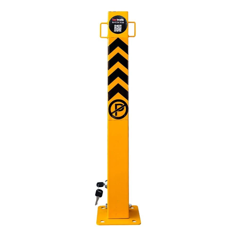 60 cm Lockable Parking Bollard – Compact and Secure Parking Barrier