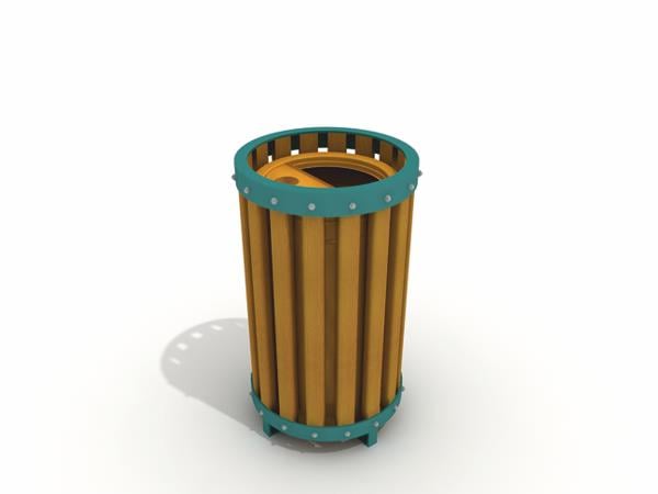 Ahşap Çöp Kovası