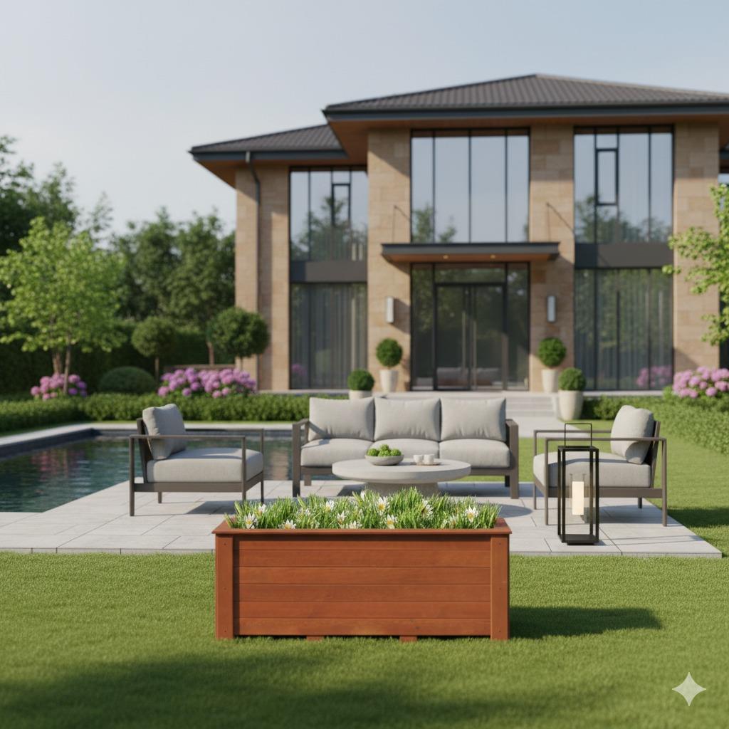 Wooden Planter Box – Dore Model