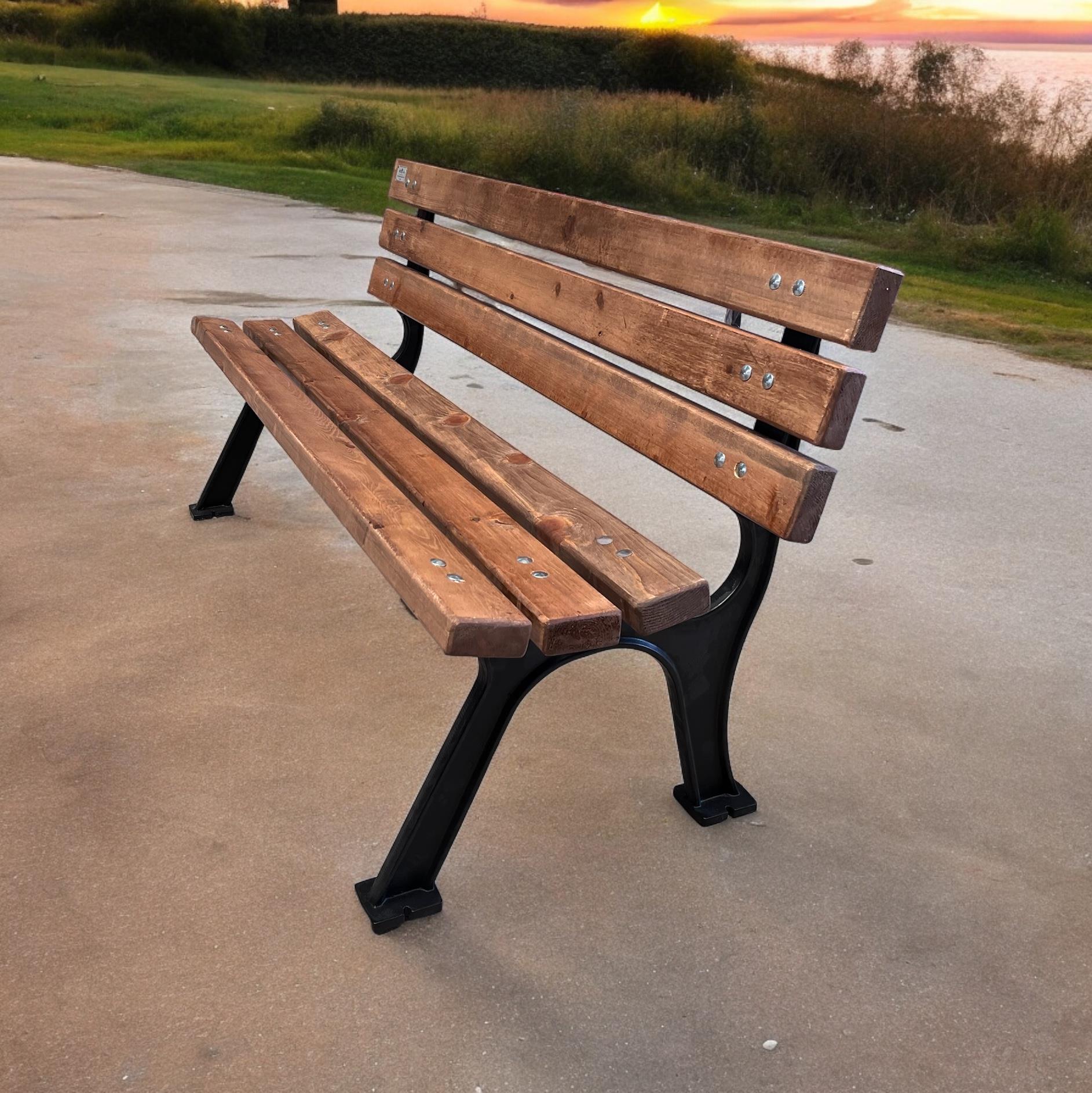 Aluminum Cast Outdoor Bench – 145 cm Sapan Design