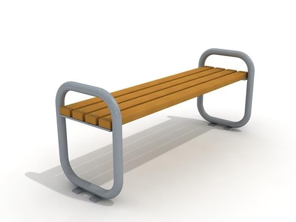 Backless Outdoor Bench – 145 cm Seating Model