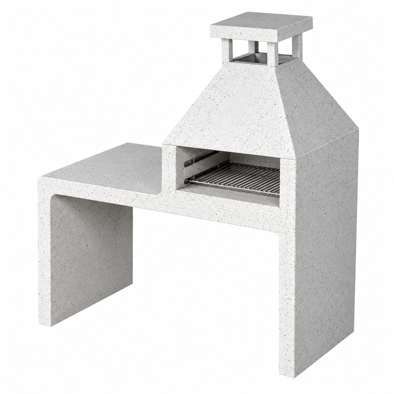 ARS-400 Tezgahlı ve Bacalı Beton Barbekü