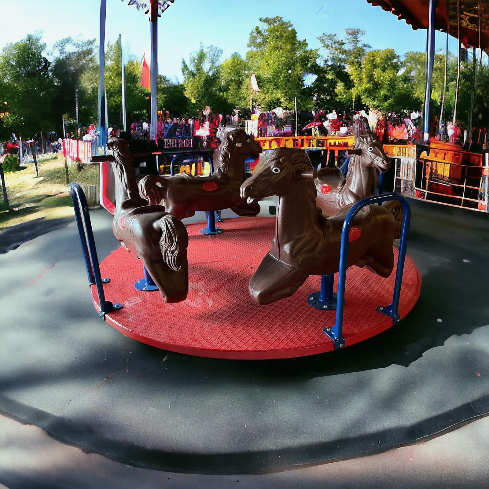 Carousel 200 cm – 4-Seater Playground Spinner