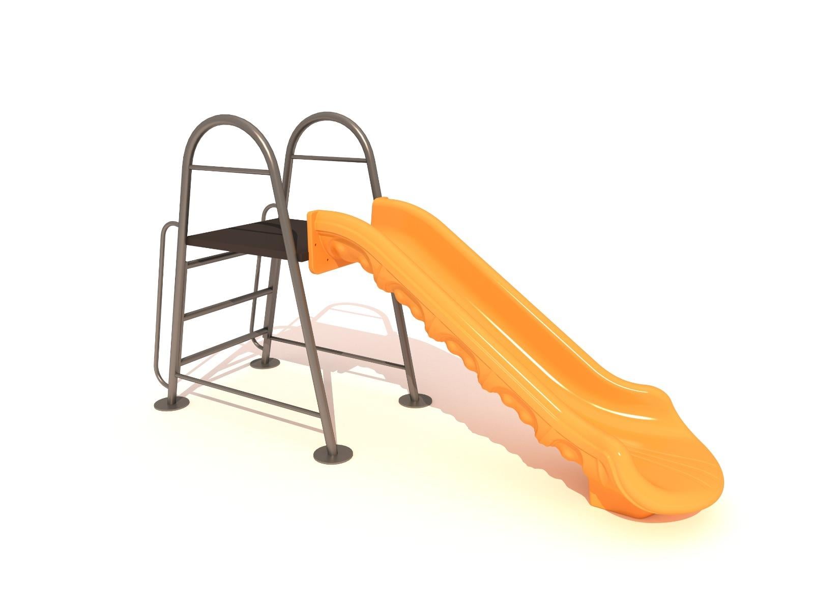 Bahçe ve Park Tipi Metal Çocuk Kaydırağı TK01