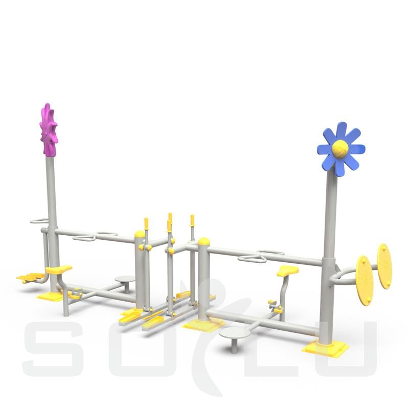 Çocuk Fitness Seti, Kol ve bilek çalıştırma, Bisiklet, Yürüyüş, Salınım, Bel esnetme, çalıştırma 